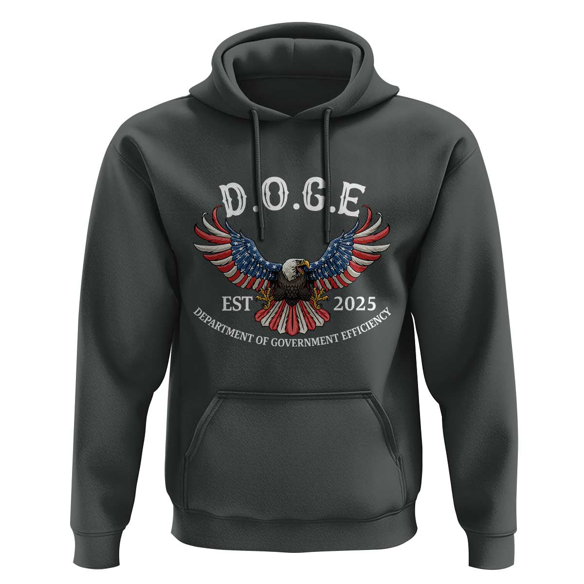 DOGE Department Of Government Efficiency Hoodie Est 2025 American Eagle