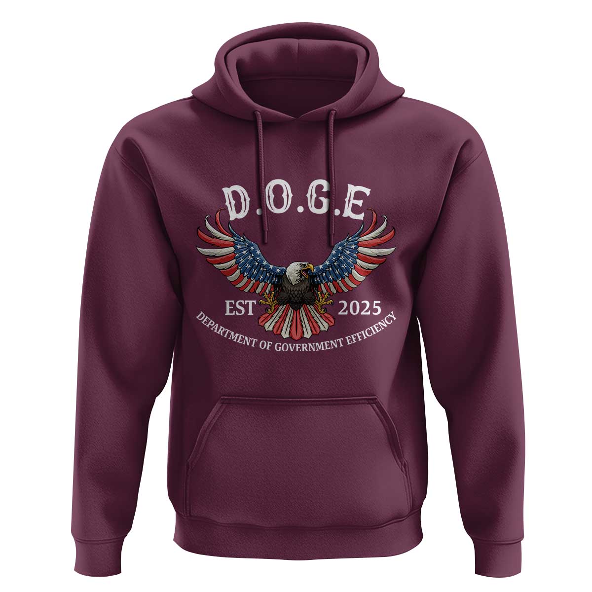 DOGE Department Of Government Efficiency Hoodie Est 2025 American Eagle