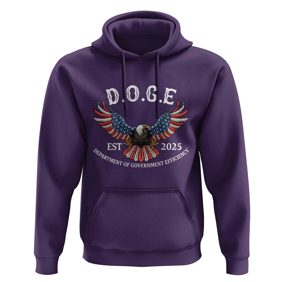 DOGE Department Of Government Efficiency Hoodie Est 2025 American Eagle