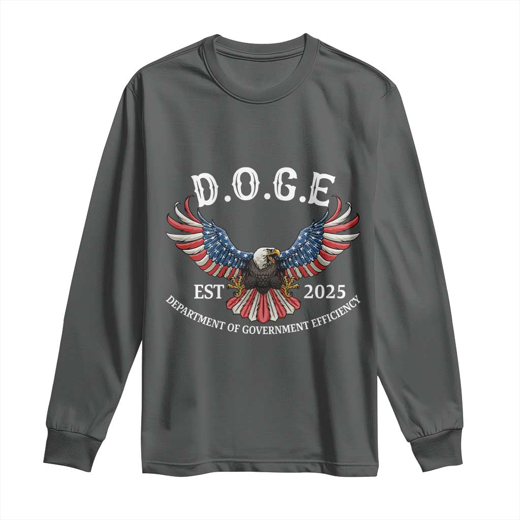 DOGE Department Of Government Efficiency Long Sleeve Shirt Est 2025 American Eagle