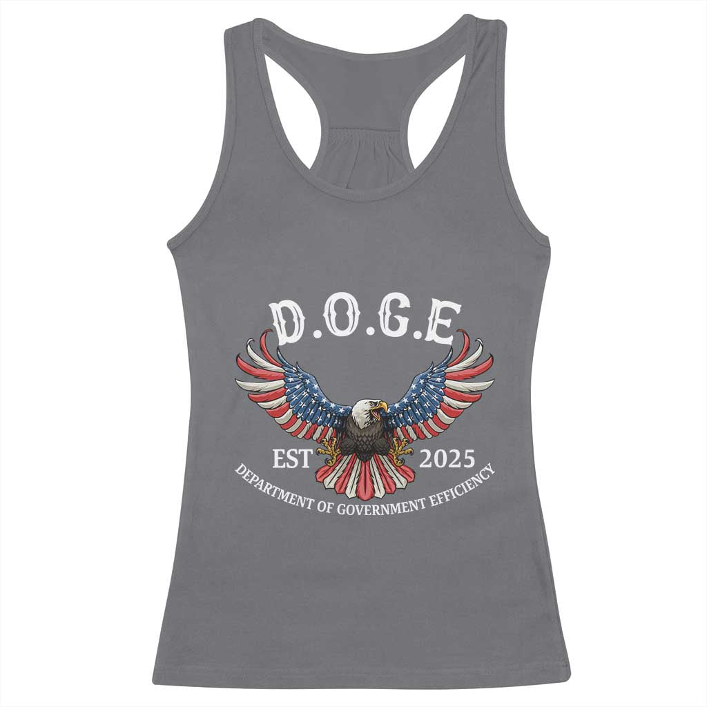 DOGE Department Of Government Efficiency Racerback Tank Top Est 2025 American Eagle
