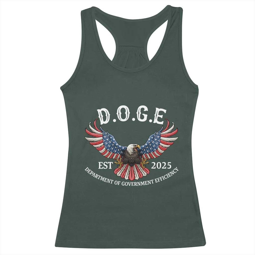 DOGE Department Of Government Efficiency Racerback Tank Top Est 2025 American Eagle