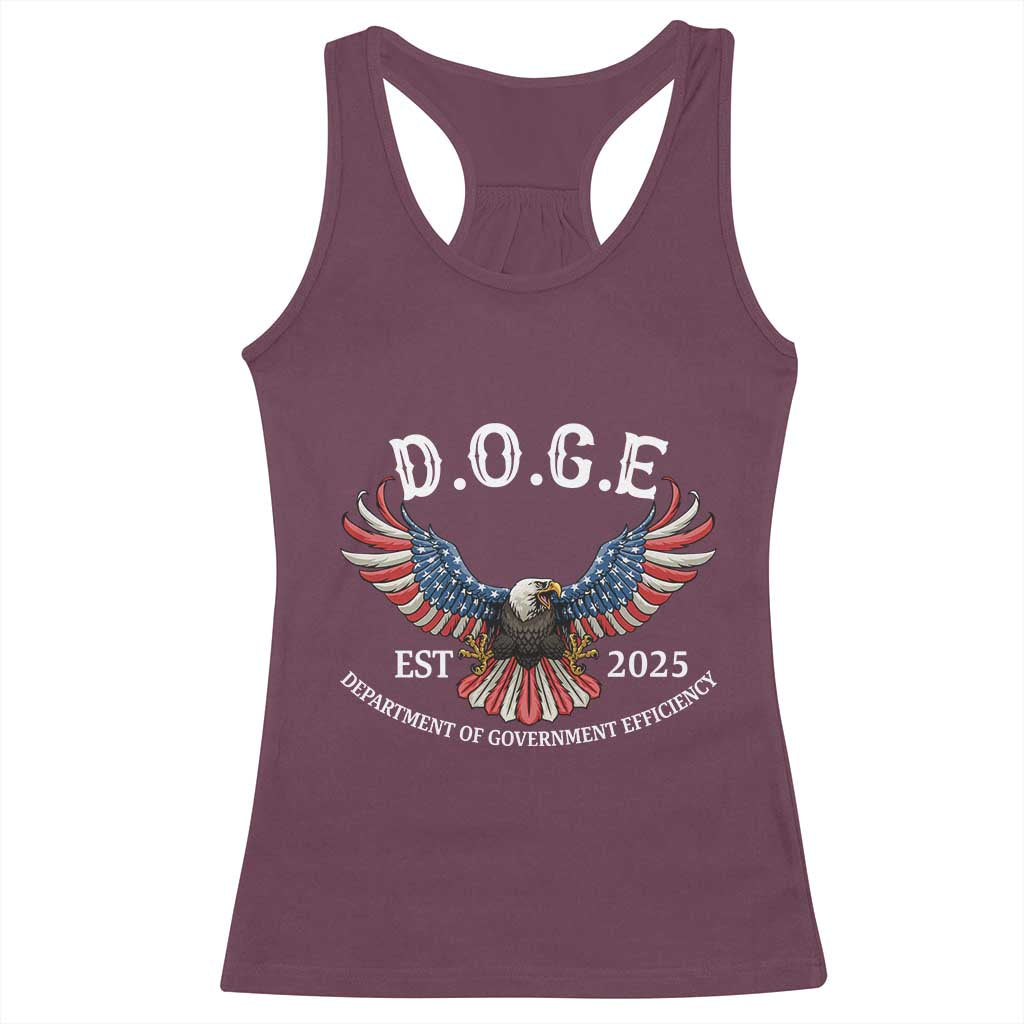 DOGE Department Of Government Efficiency Racerback Tank Top Est 2025 American Eagle