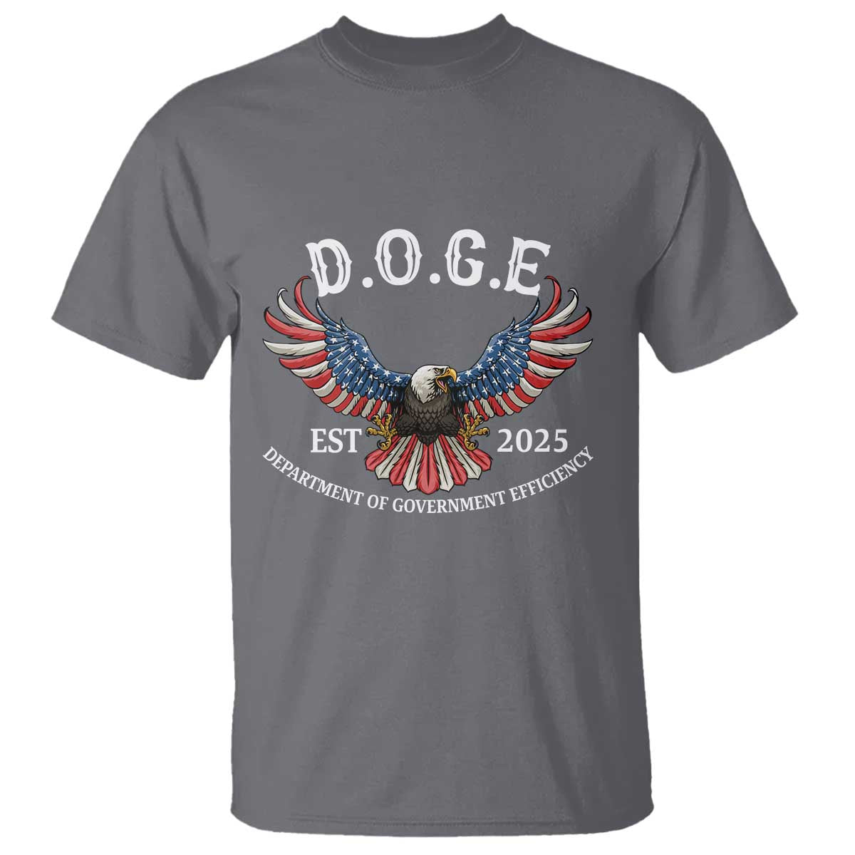 DOGE Department Of Government Efficiency T Shirt Est 2025 American Eagle