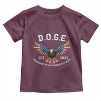 DOGE Department Of Government Efficiency Toddler T Shirt Est 2025 American Eagle