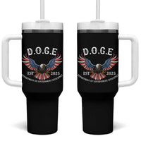 DOGE Department Of Government Efficiency Tumbler With Handle Est 2025 American Eagle