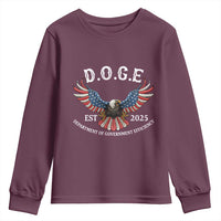 DOGE Department Of Government Efficiency Youth Sweatshirt Est 2025 American Eagle