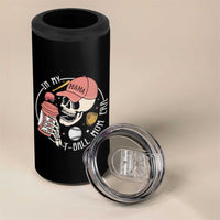 In My T-Ball Mom Era Skeleton 4 in 1 Can Cooler Tumbler Baseball Mother's Day TS02