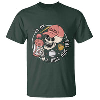 In My T-Ball Mom Era Skeleton T Shirt Baseball Mother's Day TS02