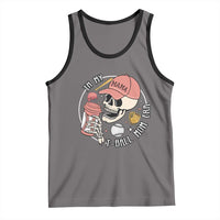 In My T-Ball Mom Era Skeleton Tank Top Baseball Mother's Day TS02