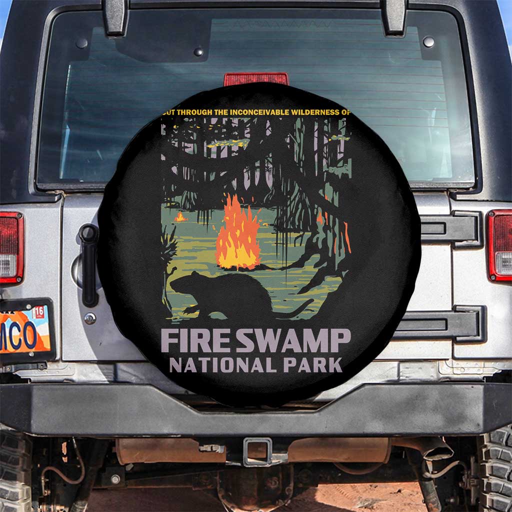 Fire Swamp National Park Spare Tire Cover Inconceivable Fantasy Adventure