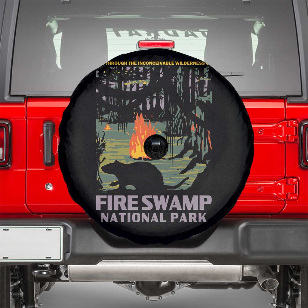 Fire Swamp National Park Spare Tire Cover Inconceivable Fantasy Adventure