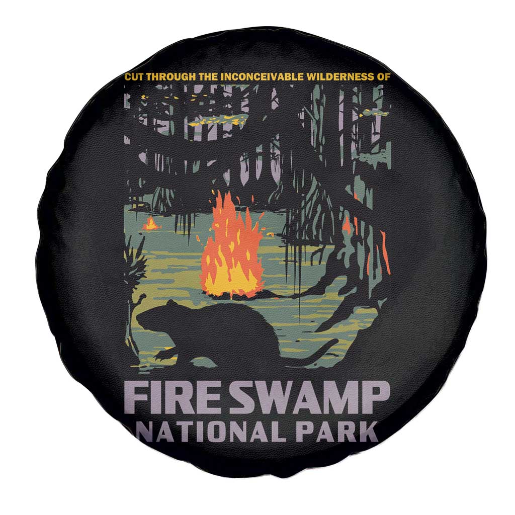 Fire Swamp National Park Spare Tire Cover Inconceivable Fantasy Adventure