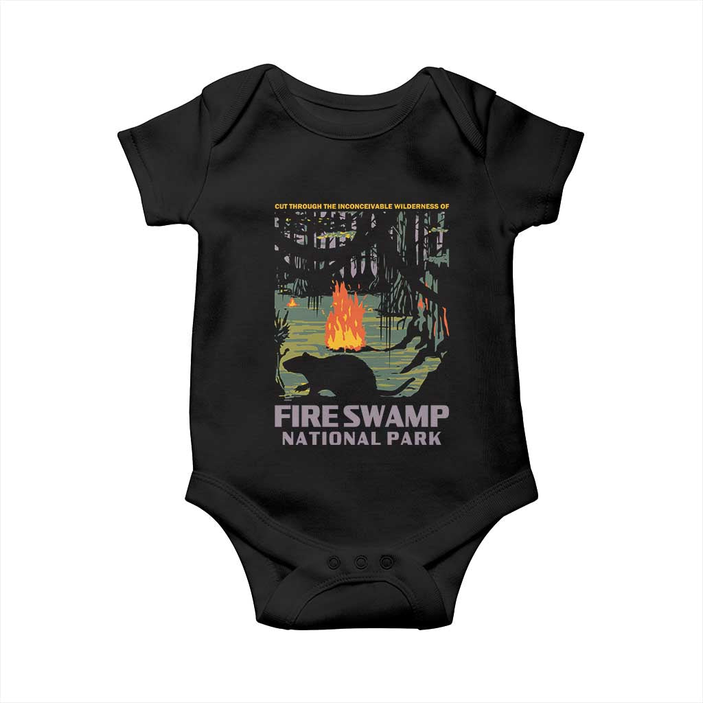 Fire Swamp National Park Baby Onesie Inconceivable Fantasy Adventure