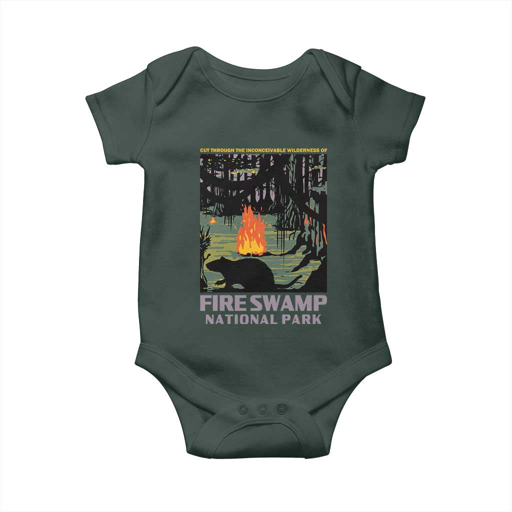 Fire Swamp National Park Baby Onesie Inconceivable Fantasy Adventure