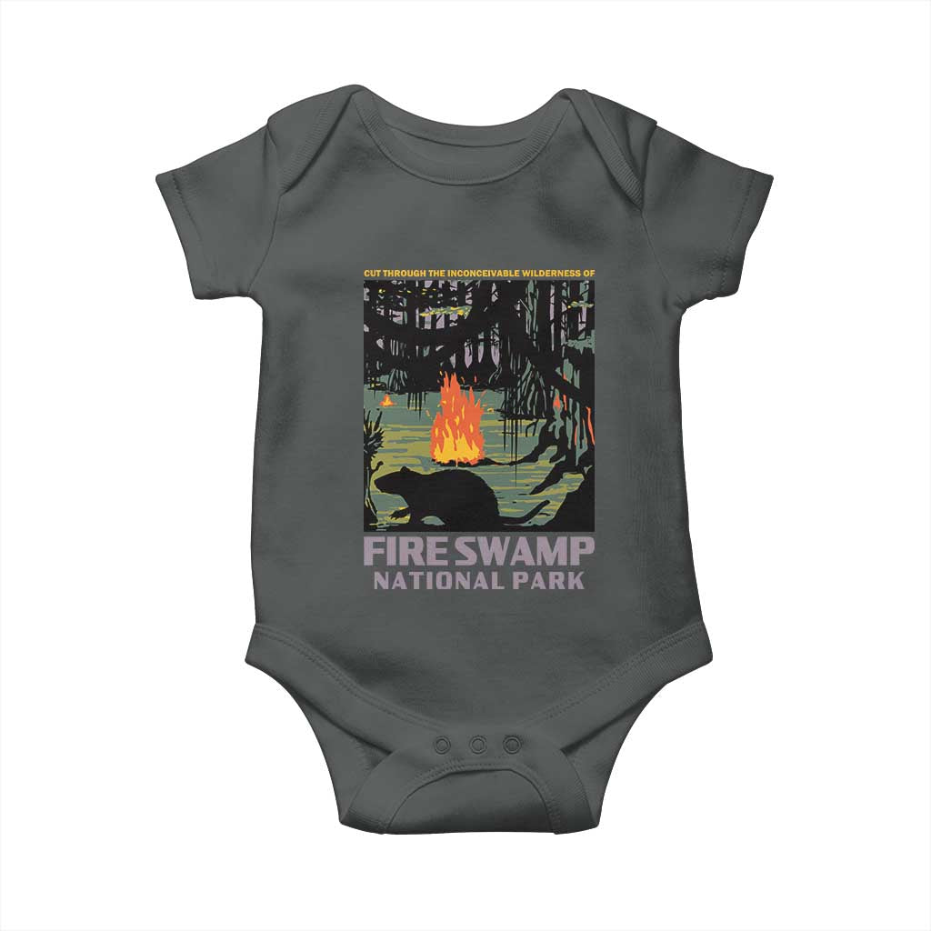 Fire Swamp National Park Baby Onesie Inconceivable Fantasy Adventure