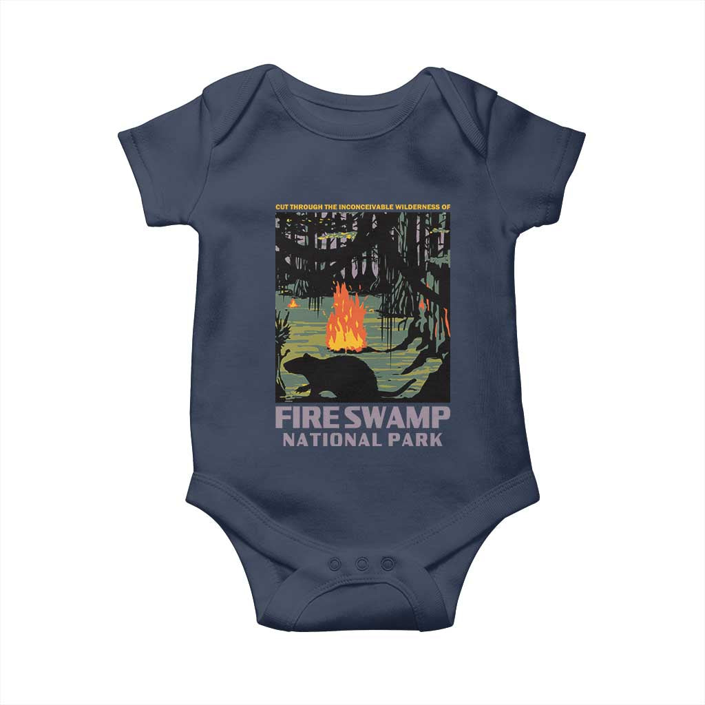 Fire Swamp National Park Baby Onesie Inconceivable Fantasy Adventure
