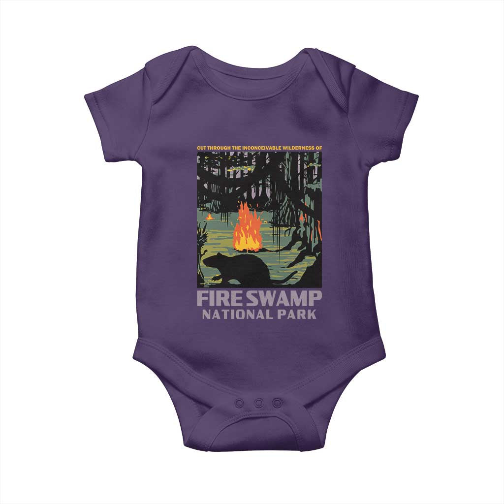 Fire Swamp National Park Baby Onesie Inconceivable Fantasy Adventure