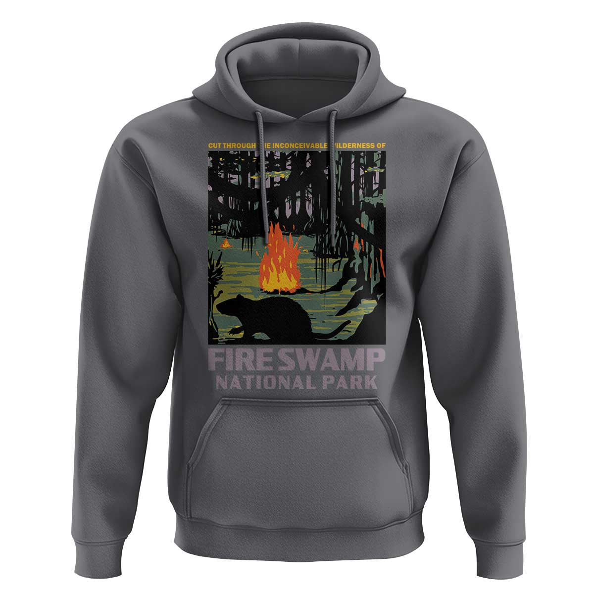 Fire Swamp National Park Hoodie Inconceivable Fantasy Adventure