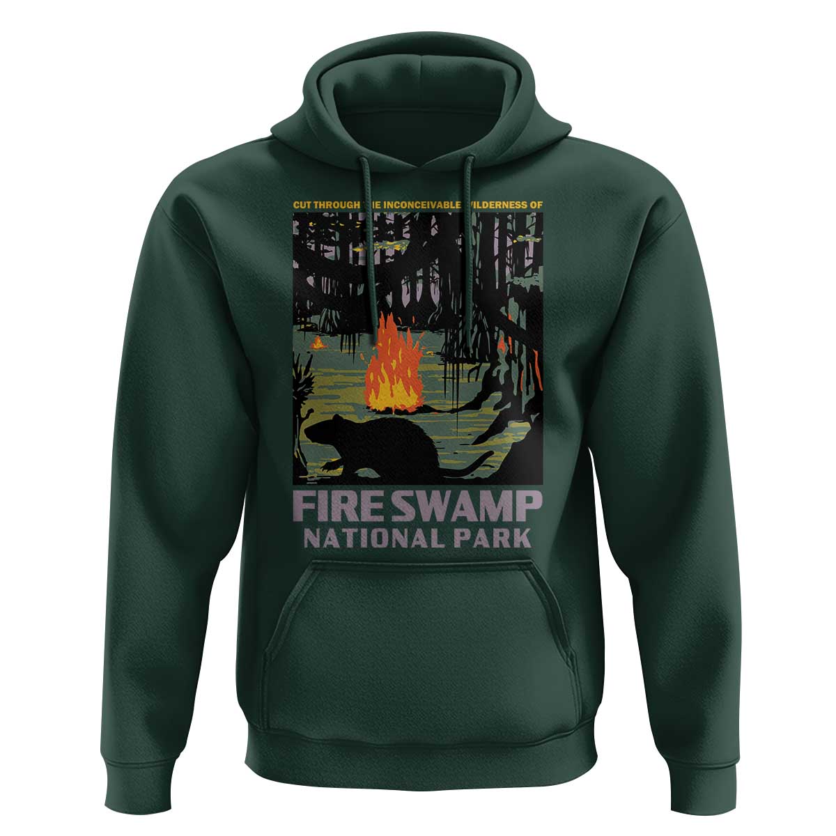 Fire Swamp National Park Hoodie Inconceivable Fantasy Adventure