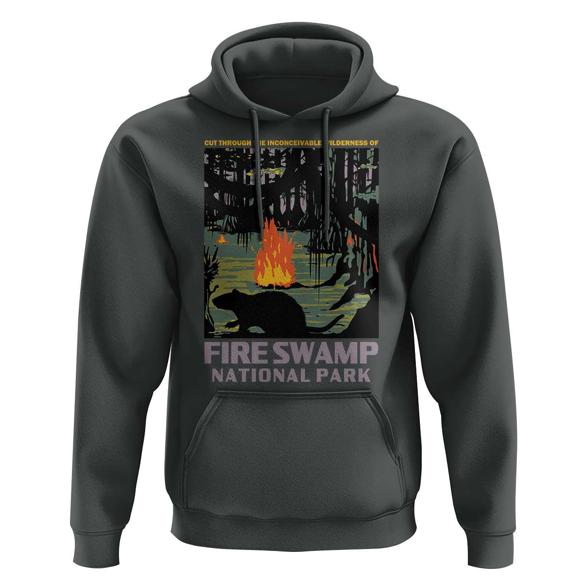Fire Swamp National Park Hoodie Inconceivable Fantasy Adventure