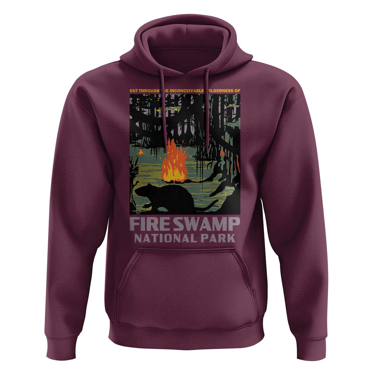 Fire Swamp National Park Hoodie Inconceivable Fantasy Adventure