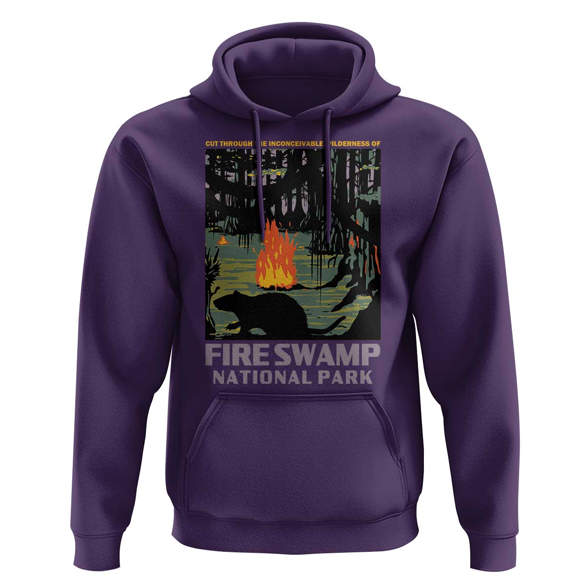 Fire Swamp National Park Hoodie Inconceivable Fantasy Adventure
