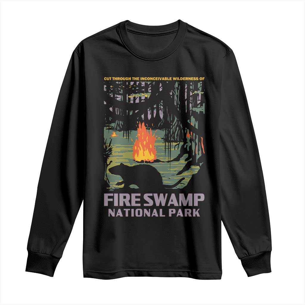 Fire Swamp National Park Long Sleeve Shirt Inconceivable Fantasy Adventure
