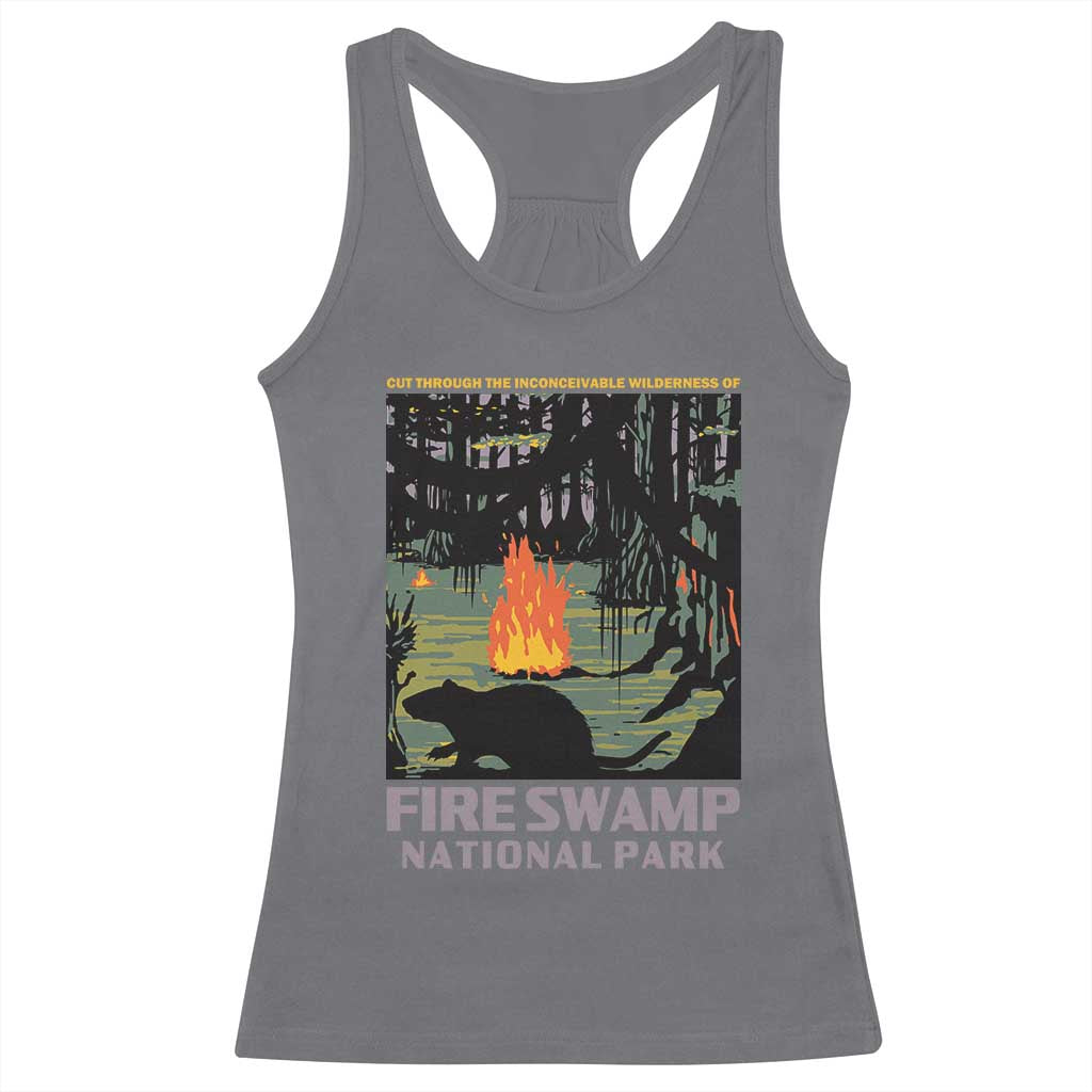 Fire Swamp National Park Racerback Tank Top Inconceivable Fantasy Adventure