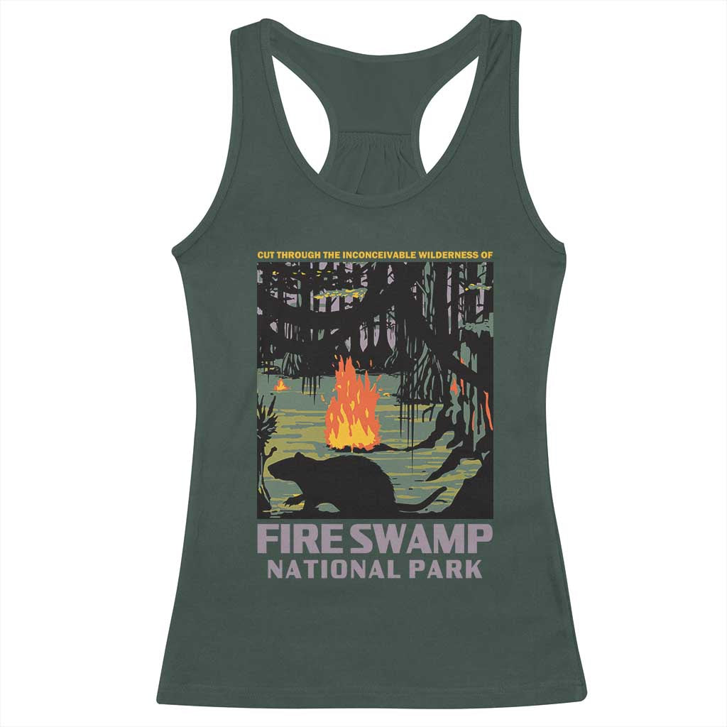 Fire Swamp National Park Racerback Tank Top Inconceivable Fantasy Adventure