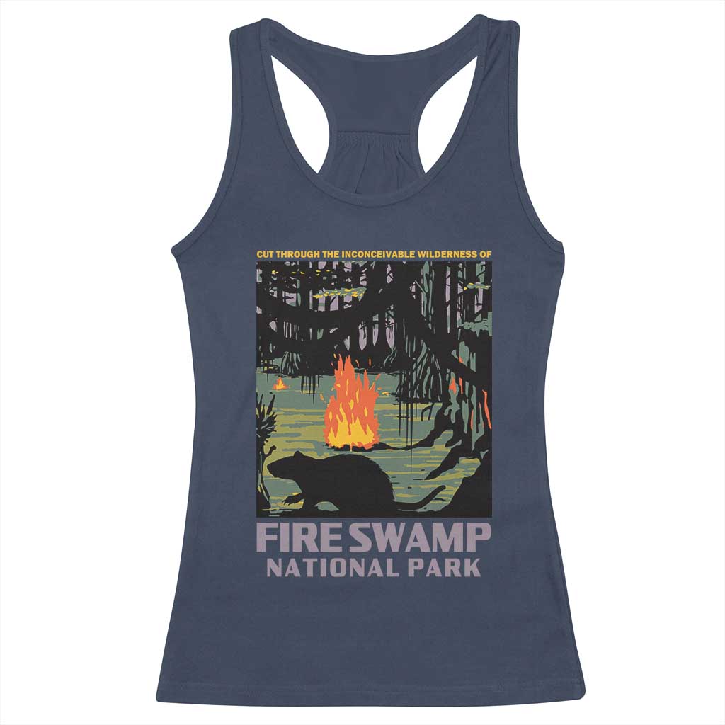 Fire Swamp National Park Racerback Tank Top Inconceivable Fantasy Adventure
