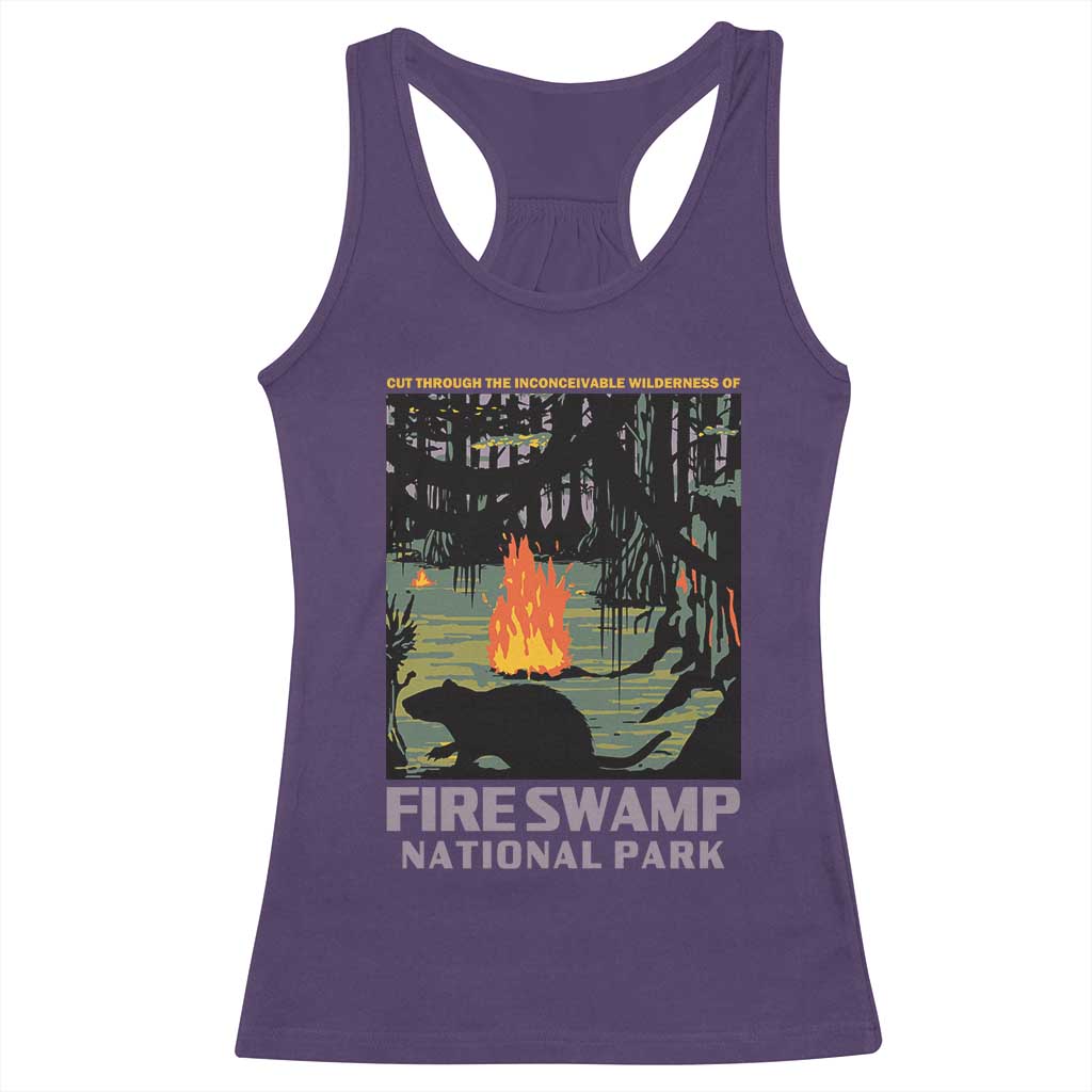 Fire Swamp National Park Racerback Tank Top Inconceivable Fantasy Adventure