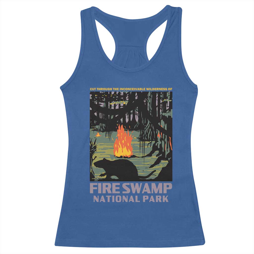 Fire Swamp National Park Racerback Tank Top Inconceivable Fantasy Adventure