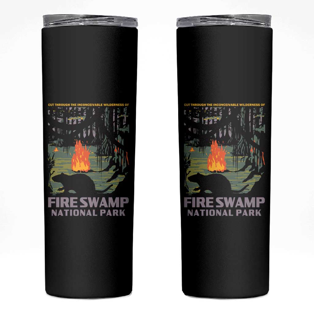 Fire Swamp National Park Skinny Tumbler Inconceivable Fantasy Adventure