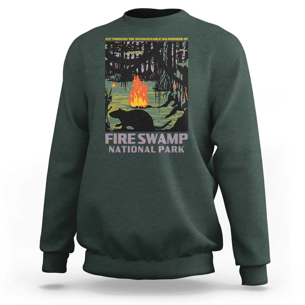 Fire Swamp National Park Sweatshirt Inconceivable Fantasy Adventure