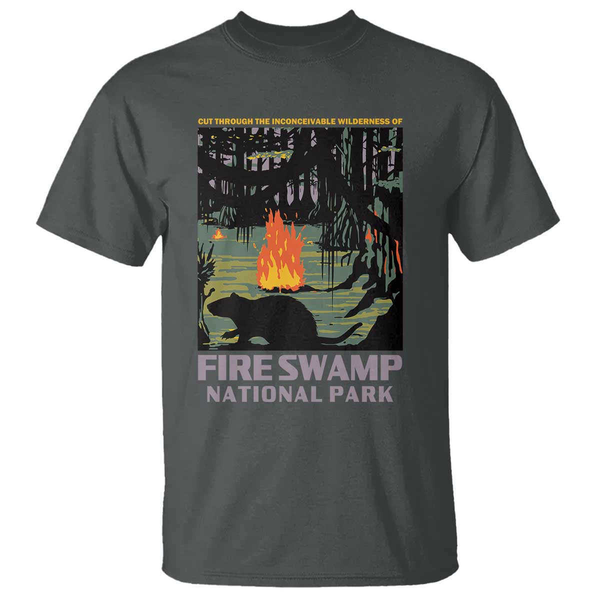 Fire Swamp National Park T Shirt Inconceivable Fantasy Adventure