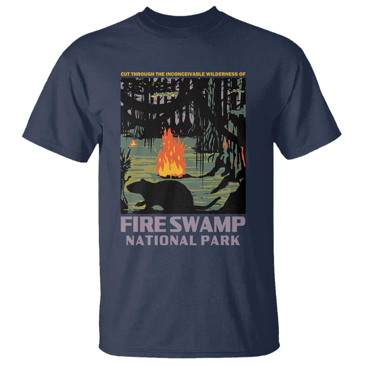 Fire Swamp National Park T Shirt Inconceivable Fantasy Adventure