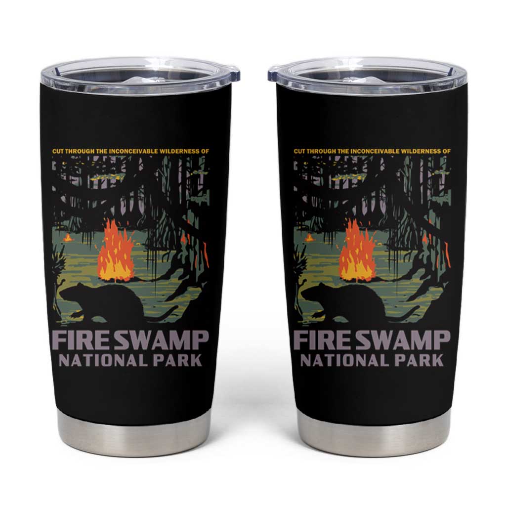 Fire Swamp National Park Tumbler Cup Inconceivable Fantasy Adventure