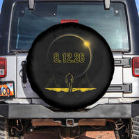 Bigfoot August 12 2026 Total Solar Eclipse Spare Tire Cover Totality Sasquatch Cryptid Stargazer Memorabilia