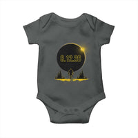 Bigfoot August 12 2026 Total Solar Eclipse Baby Onesie Totality Sasquatch Cryptid Stargazer Memorabilia