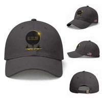 Bigfoot August 12 2026 Total Solar Eclipse Baseball Cap Totality Sasquatch Cryptid Stargazer Memorabilia