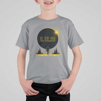 Bigfoot August 12 2026 Total Solar Eclipse T Shirt For Kid Totality Sasquatch Cryptid Stargazer Memorabilia