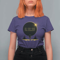 Bigfoot August 12 2026 Total Solar Eclipse T Shirt For Women Totality Sasquatch Cryptid Stargazer Memorabilia