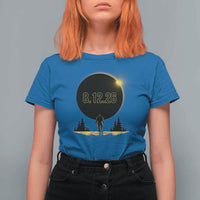 Bigfoot August 12 2026 Total Solar Eclipse T Shirt For Women Totality Sasquatch Cryptid Stargazer Memorabilia