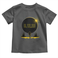 Bigfoot August 12 2026 Total Solar Eclipse Toddler T Shirt Totality Sasquatch Cryptid Stargazer Memorabilia