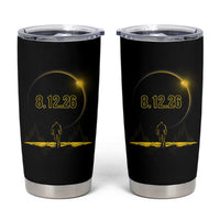 Bigfoot August 12 2026 Total Solar Eclipse Tumbler Cup Totality Sasquatch Cryptid Stargazer Memorabilia