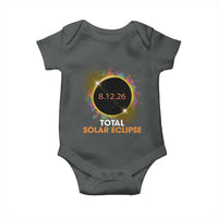 Colorful Paint Splatter 2026 Total Solar Eclipse Totality Astronomy Baby Onesie