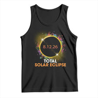 Colorful Paint Splatter 2026 Total Solar Eclipse Totality Astronomy Tank Top