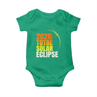 2026 Total Solar Eclipse August 12 Baby Onesie Totality Modern Space Graphic