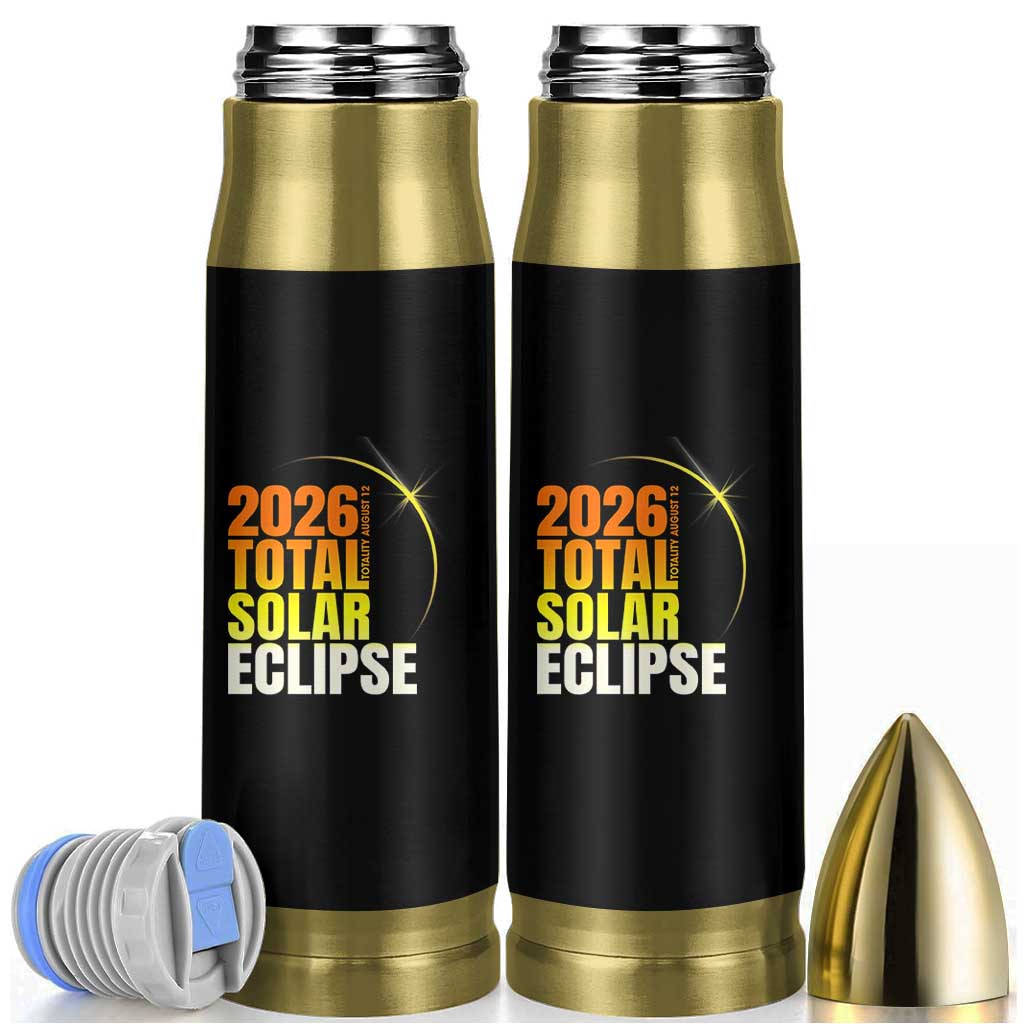 2026 Total Solar Eclipse August 12 Bullet Tumbler Totality Modern Space Graphic